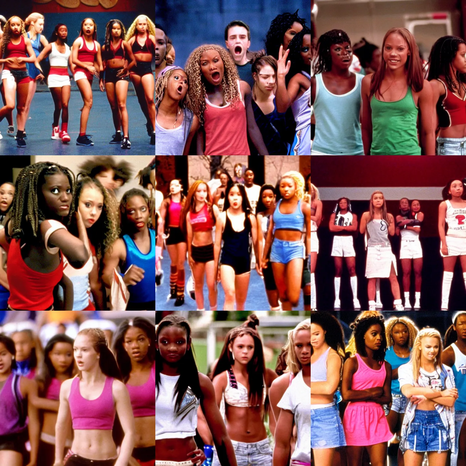 Prompt: a film still from bring it on ( 2 0 0 0 )