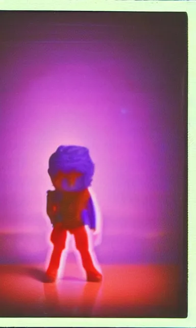 Image similar to colorful chromatic abberation, 9 0 s toy commercial, photo from the 7 0 s, horror lighting, neon lighting, polaroid photo,