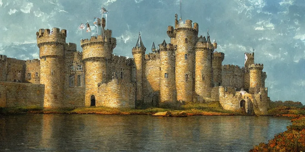 Image similar to the # splafluted castle by james gurney