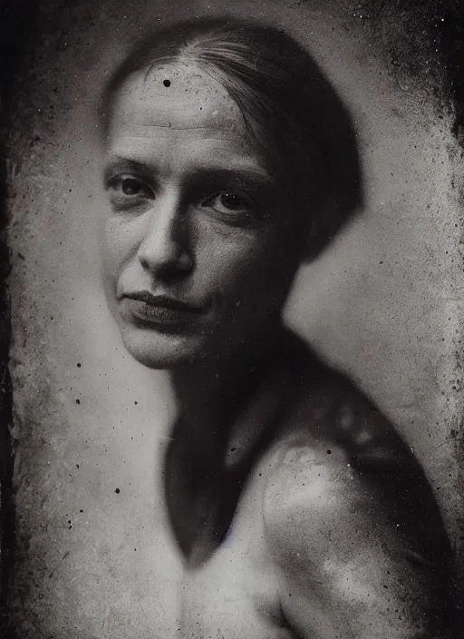 Image similar to old wet plate collodion photography portrait, hyper realistic, elegant, highly detailed, parallax, leica, medium format, by jheronimus bosch and richard avedon