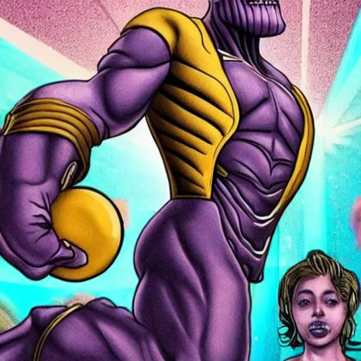 Image similar to extremely skinny thanos