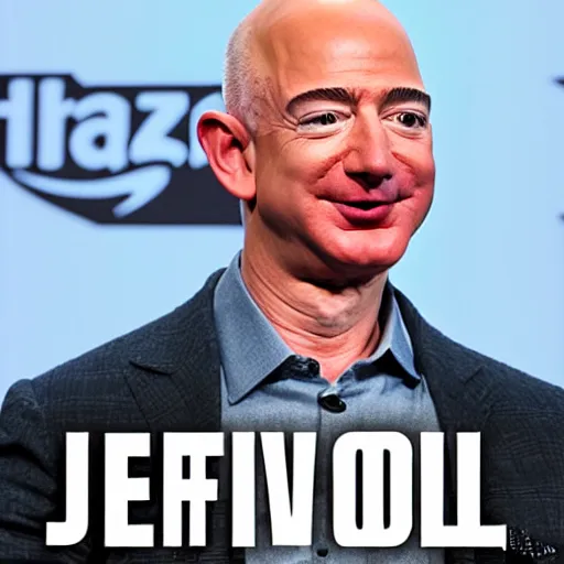 Image similar to jeff bezos troll face