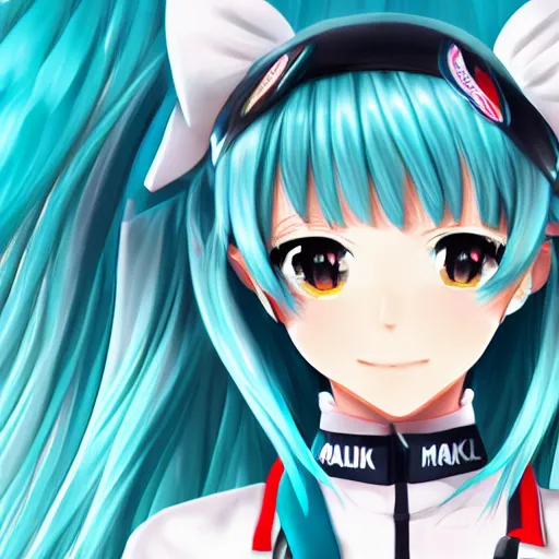 Prompt: Hatsune Miku wearing the Atletico National Uniform, digital artwork, trending in pixiv, 4k