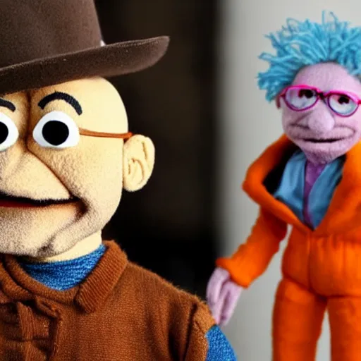 Image similar to Walter White as a muppet