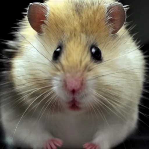 Image similar to hamster with the face of scarlett johansson