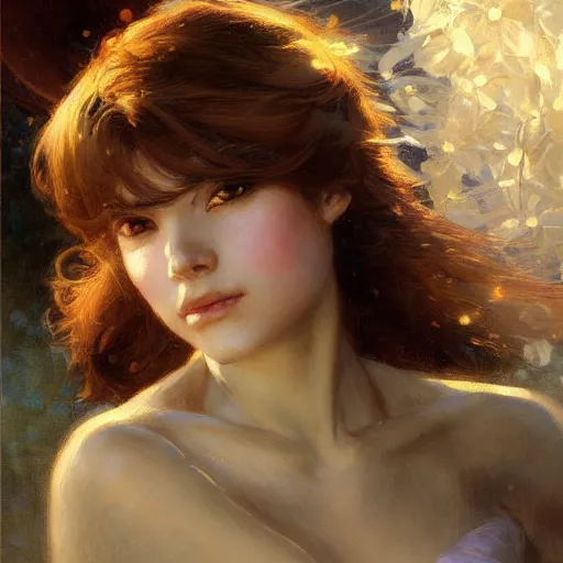 Image similar to detailed portrait of anime girl, painting by gaston bussiere, craig mullins, j. c. leyendecker