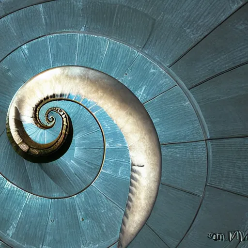 Image similar to notably in the shape of a nautilus by tom _ mct