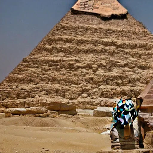 Prompt: how did the ancient egyptians build the pyramids?