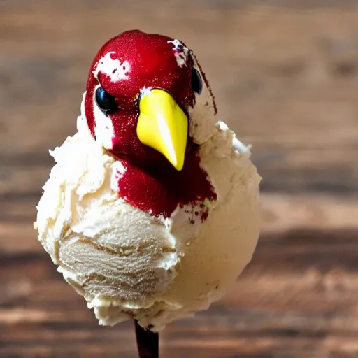 Image similar to a bird ice cream