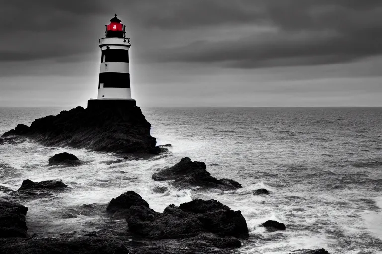 Image similar to film still of a lighthouse, photography, natural light, cinematic, 8 k