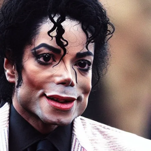 disturbing picture of michael jackson plastic surgery | Stable Diffusion