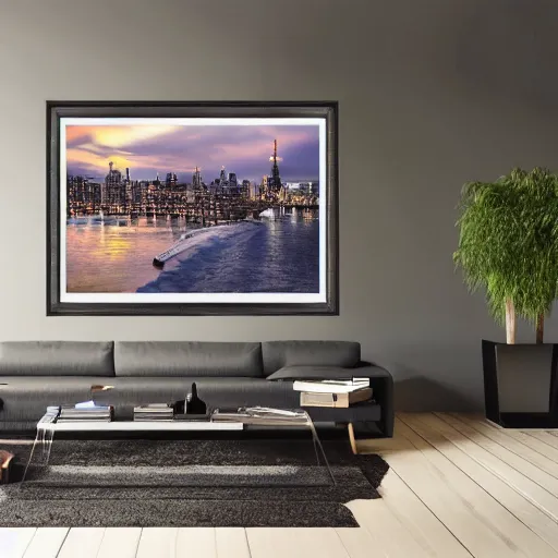 Prompt: photo of framed art for rich collectors, ultra - realistic hdr highly detailed cinematic lighting