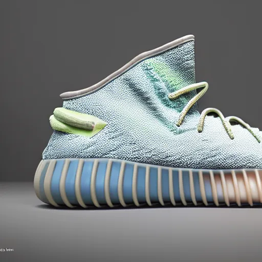 Image similar to subject photography of sneakers, adidas yeezy foam, margiela fusion, balenciaga, balman ultra rendered extreme realism and detail, 8 k, highly detailed, realistic, completely framed, pbr, surreal, hyper realistic, colorful, direct lighting, 3 5 mm photo, photorealistic, sharp focus,