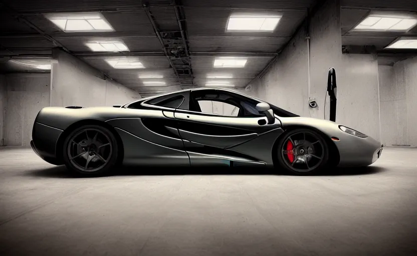 Prompt: “ a mclaren f 1, studio lighting ”