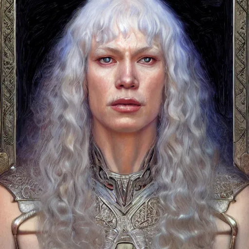 Image similar to Griffith, close-up portrait art by Donato Giancola and James Gurney, digital art, trending on artstation