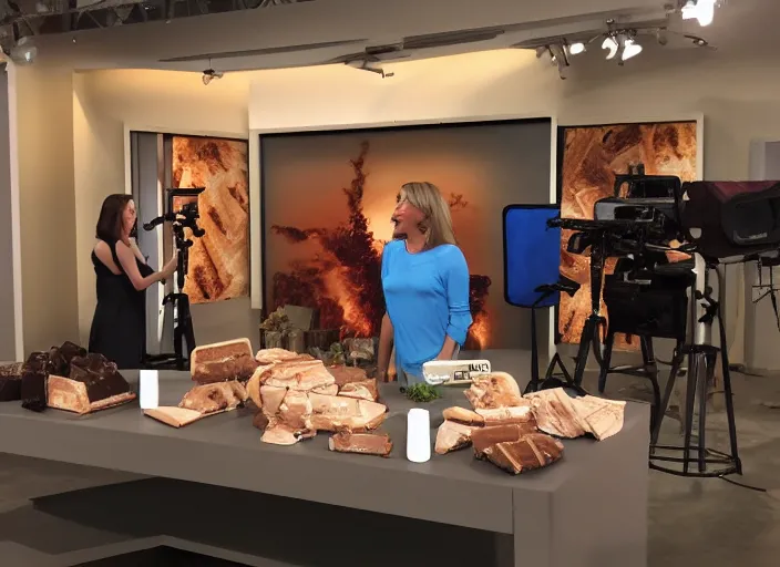 Image similar to qvc tv show product showcase melted snickers bar, studio lighting, limited time offer, graphics $ 9 9 call now