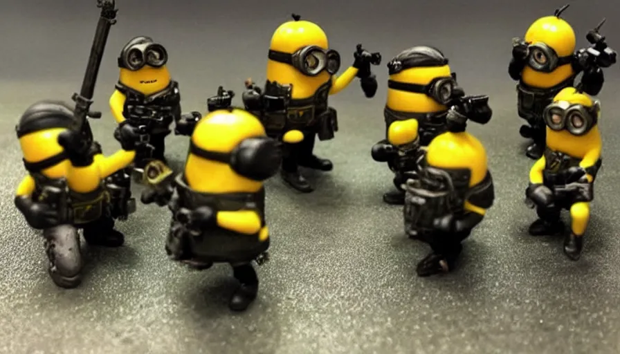 Image similar to “minions part of blackwater mercenary group”