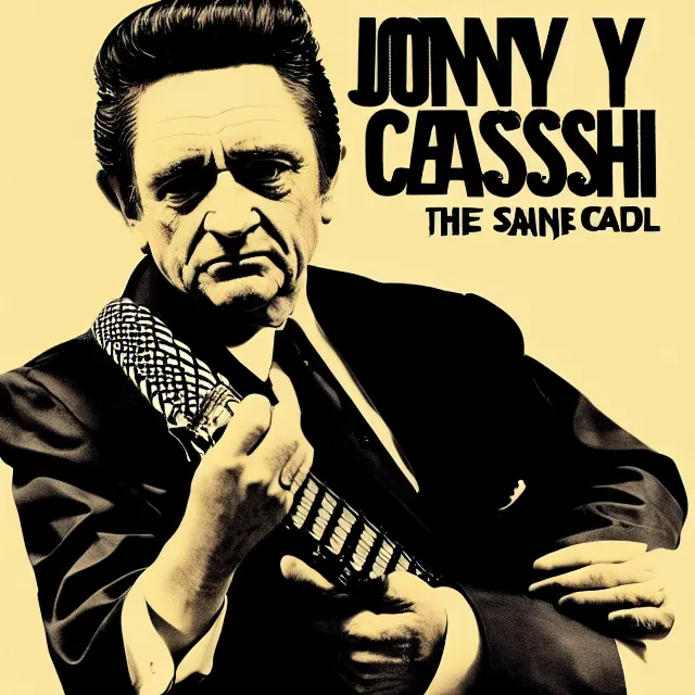 Image similar to album cover for Johnny Cash: The Snake Oil Tapes, album art by Syd Mead, snake oil album, snakes, no text