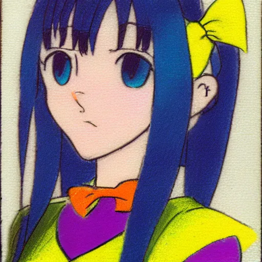 Image similar to Pastel sketch of Makoto Kino from Sailor Moon