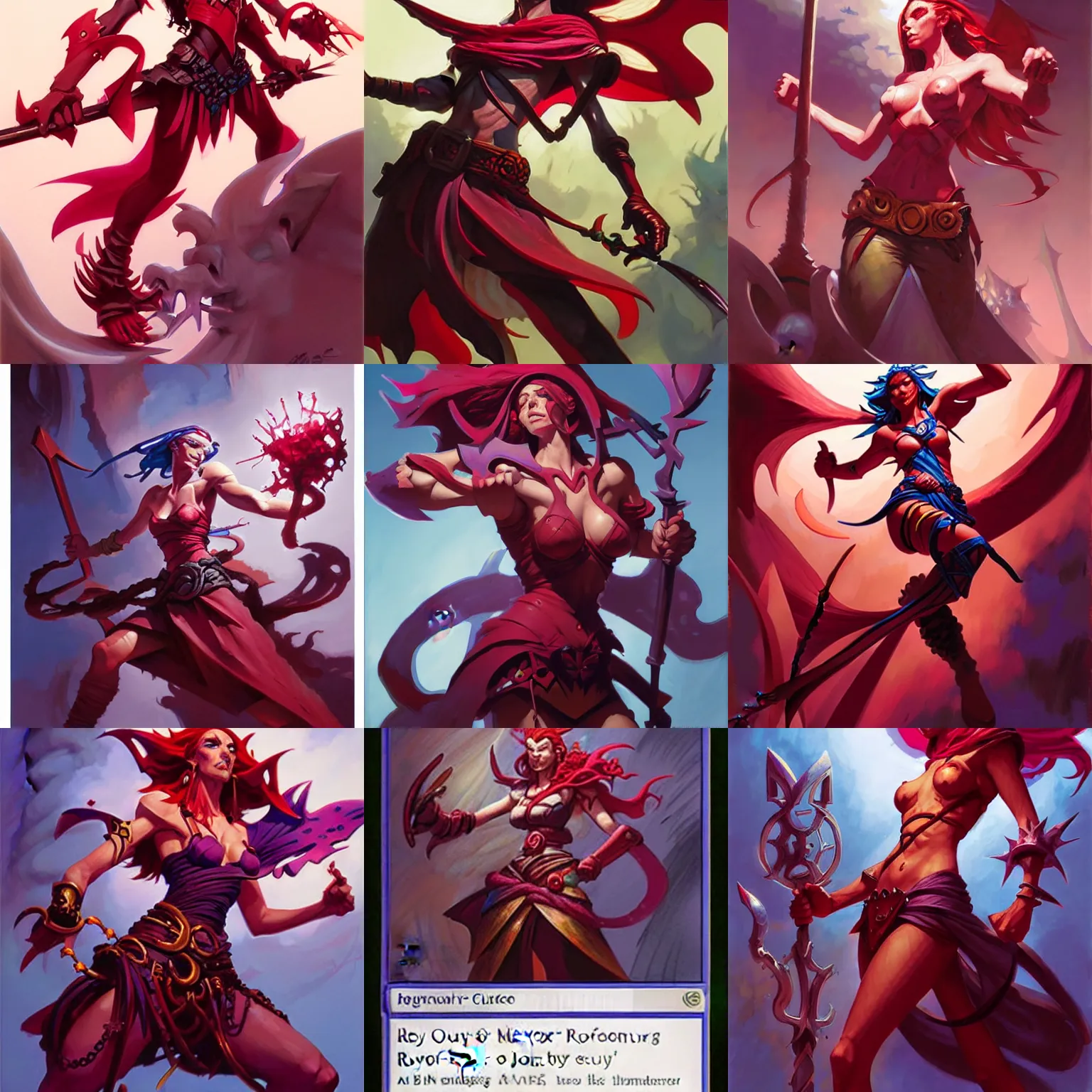 Prompt: mox ruby ( magic the gathering ) by jesper ejsing,