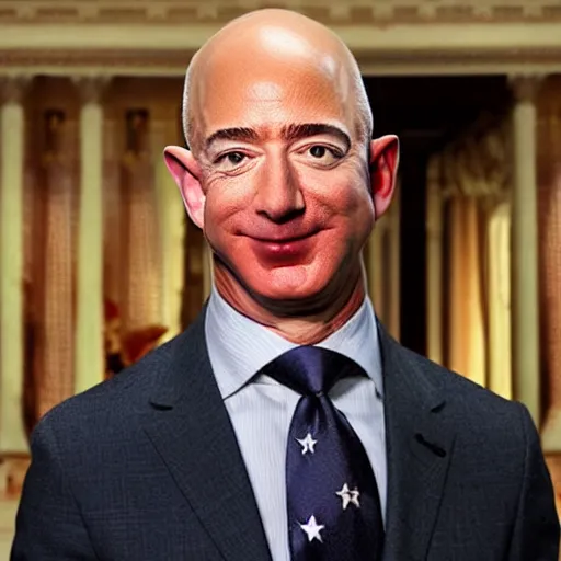 Prompt: Jeff Bezos as Senator Armstrong