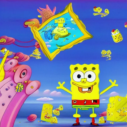 Image similar to spongebob by chiho aoshima