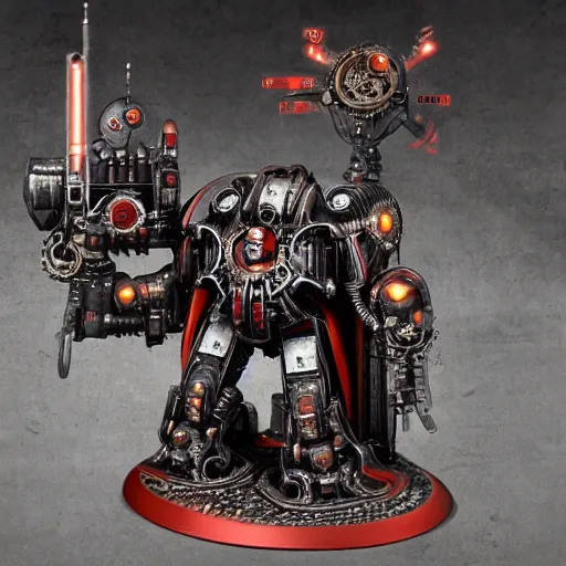 Prompt: adeptus mechanicus