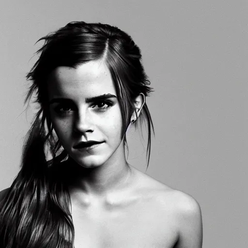 Image similar to emma watson, surrealism, surreal, art, surrealist, trending, popular, famous