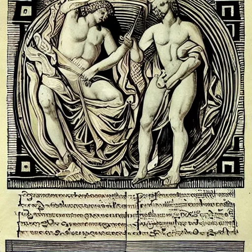 Image similar to zeus et jupiter in arte graphicali recenti depictum, illustrem insignem indolem designans, art of older deities