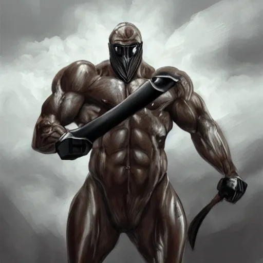 Prompt: a musclebound anthropomorphized horse with a magnificently muscular physique wearing a tight kevlar battle outfit while protecting a facility, long white hair, equine, anthro art, furaffinity, highly detailed, digital painting, artstation, sharp focus, concept art, illustration, art by artgerm, greg rutkowski, wlop