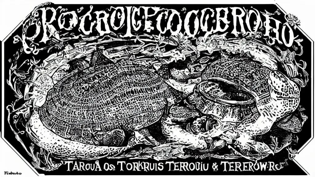 Prompt: rococopunk rapturous terrapin triangle ( s )