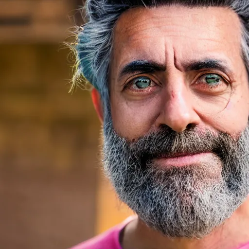 Image similar to portrait photo still of real life rick sanchez 8 k, 8 5 mm f 1. 8