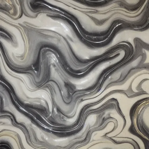 Image similar to statue of a cloud marble baroque gold grey obsidian detail bernini