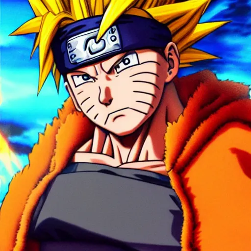 Prompt: ultra realistic portrait painting of naruto going super saiyan art by akira toriyama, 4 k, dragon ball artstyle, cel shaded, highly detailed, epic lighting, full body