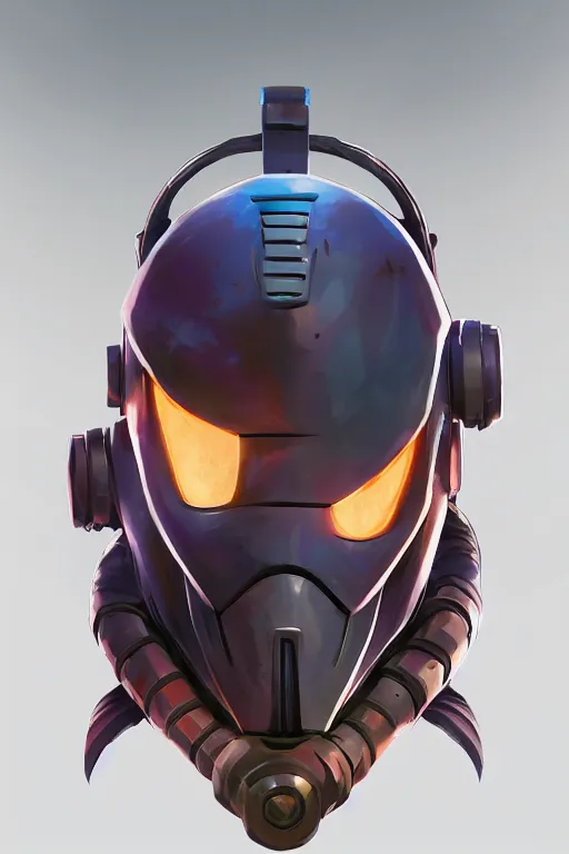 Image similar to epic mask helmet robot ninja portrait stylized as fornite style game design fanart by concept artist gervasio canda, behance hd by jesper ejsing, by rhads, makoto shinkai and lois van baarle, ilya kuvshinov, rossdraws global illumination radiating a glowing aura global illumination ray tracing hdr render in unreal engine 5