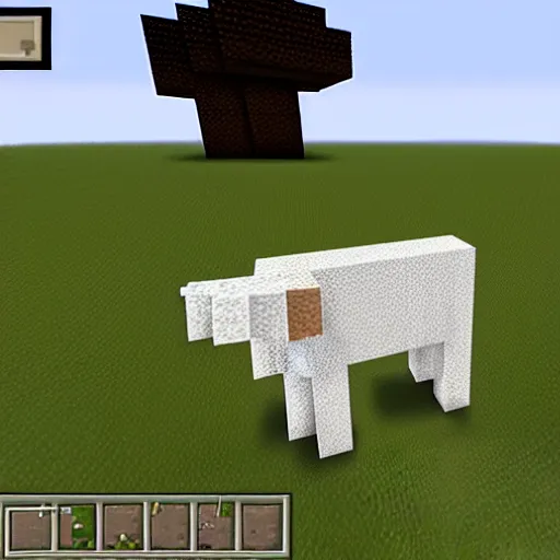 Prompt: minecraft realistic texture pack cow