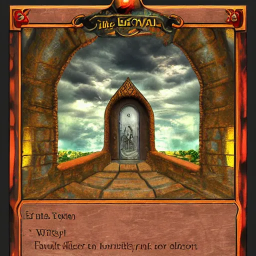 Image similar to doorway to the eternal