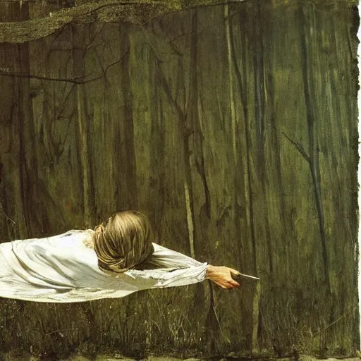 Image similar to a painting by andrew wyeth