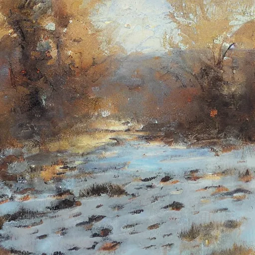 Image similar to Richard Schmid style landscape painting by Richard Schmid