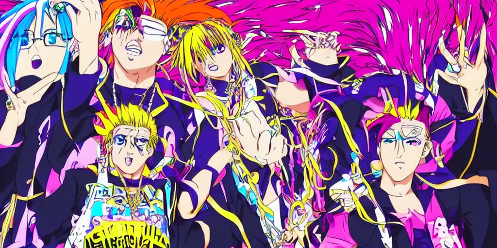 Image similar to riff raff, anime