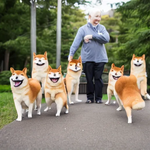 Prompt: shiba inu holding club in hands, ( eos 5 ds r, iso 1 0 0, f / 8, 1 / 1 2 5, 8 4 mm, postprocessed, sharp )