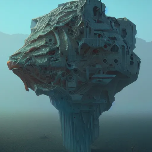 Prompt: as hell, 4 k resolution digital scan trending on artstation a beautiful 3 d illustration by dan mumbron, beeple, and john howe, trending on artstation a page in a blog