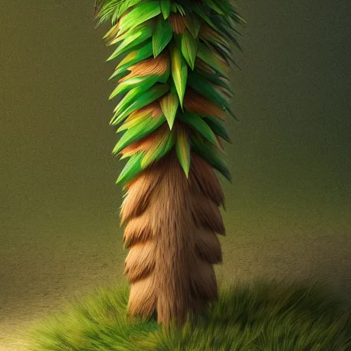 Image similar to photography of a realistic exeggutor animal, ultra detailed, 8 k, cinematic lighting, natural background, trending on artstation, pokemon