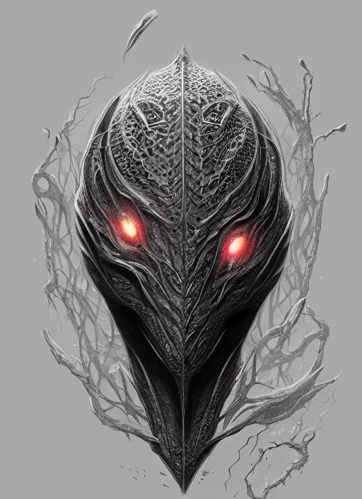 Image similar to anthropomorphic 2 4 - cell head in edgy darkiron porpoise, intricate, elegant, highly detailed animal monster, digital painting, artstation, concept art, smooth, sharp focus, illustration, art by artgerm, wayne barlowe, trending on artstation and greg rutkowski and alphonse mucha, 8 k