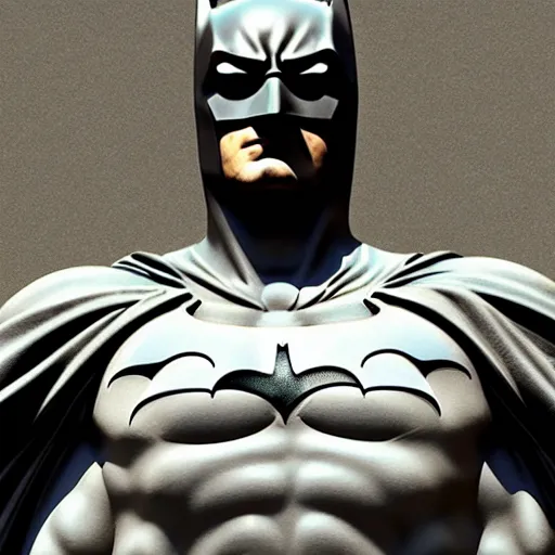 Prompt: marble statue of Batman in the style of David, reneissance, 4K, detailed, glossy, high quality, realistic,