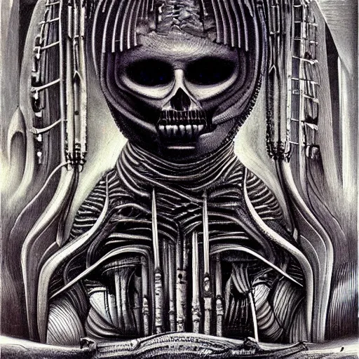 Image similar to by h. r. giger