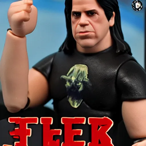 Image similar to action figure of glenn danzig,