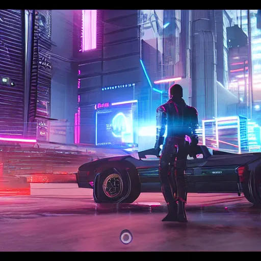 Image similar to cyberpunk in unreal engine 4k