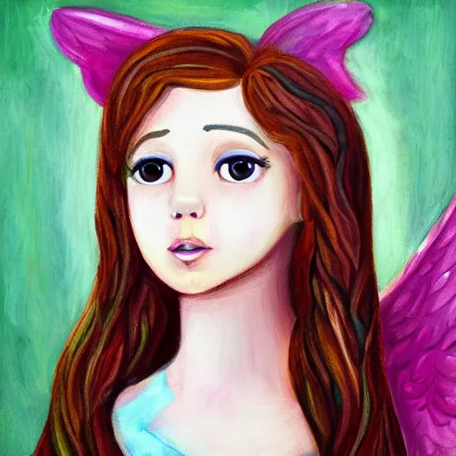 Prompt: angel, character portrait by Donna Mae Dingding