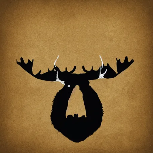 Prompt: moose in the style of fred machetanz